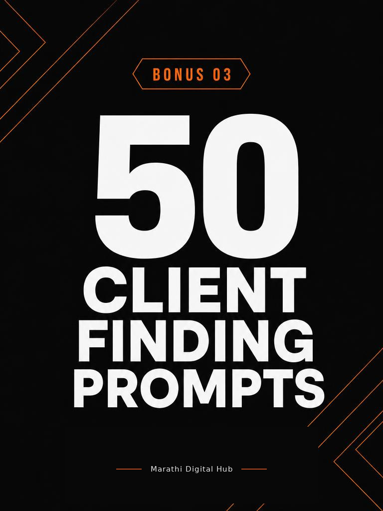 50 Client Finding Prompts bonus ebook cover