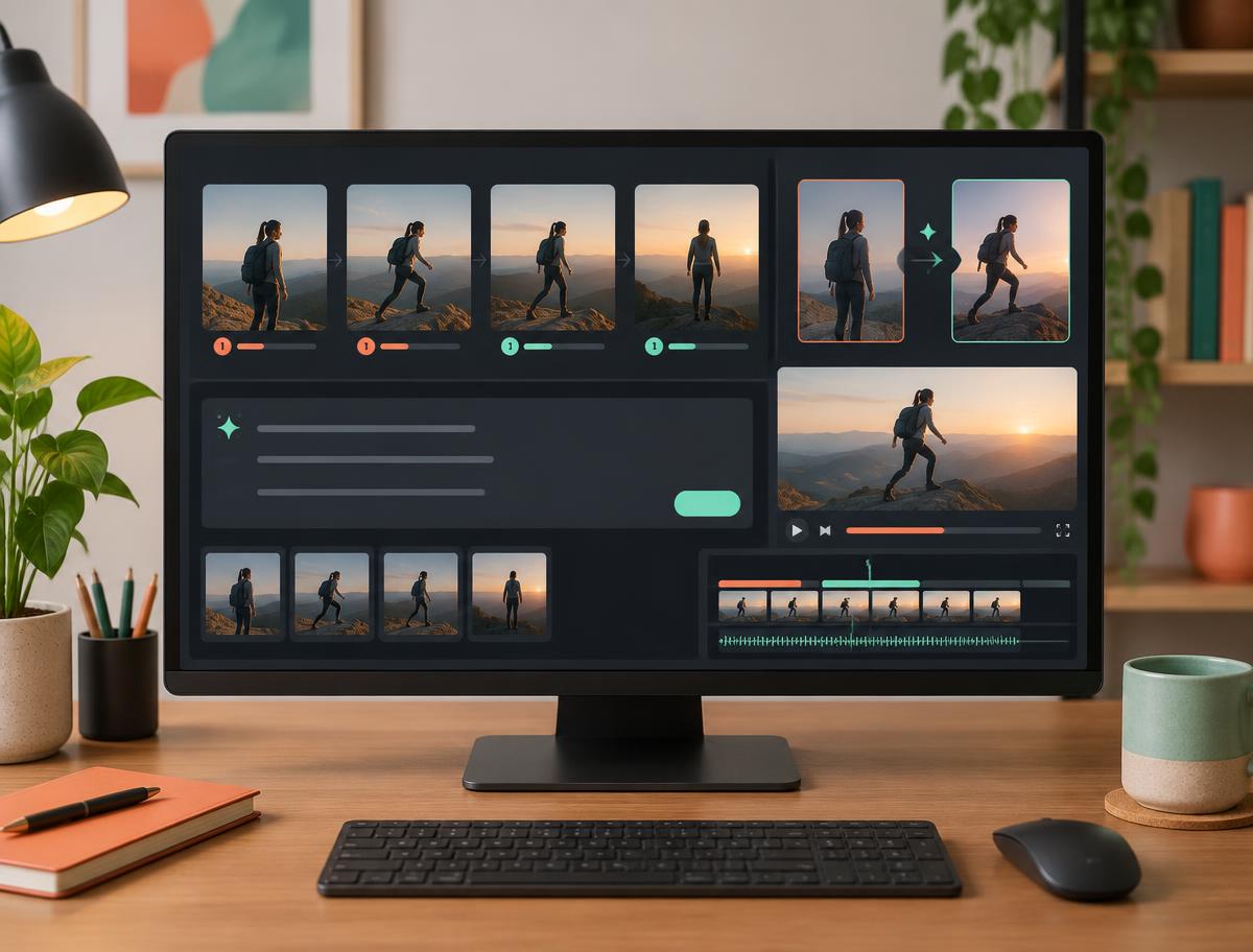 AI video generation storyboard and motion preview
